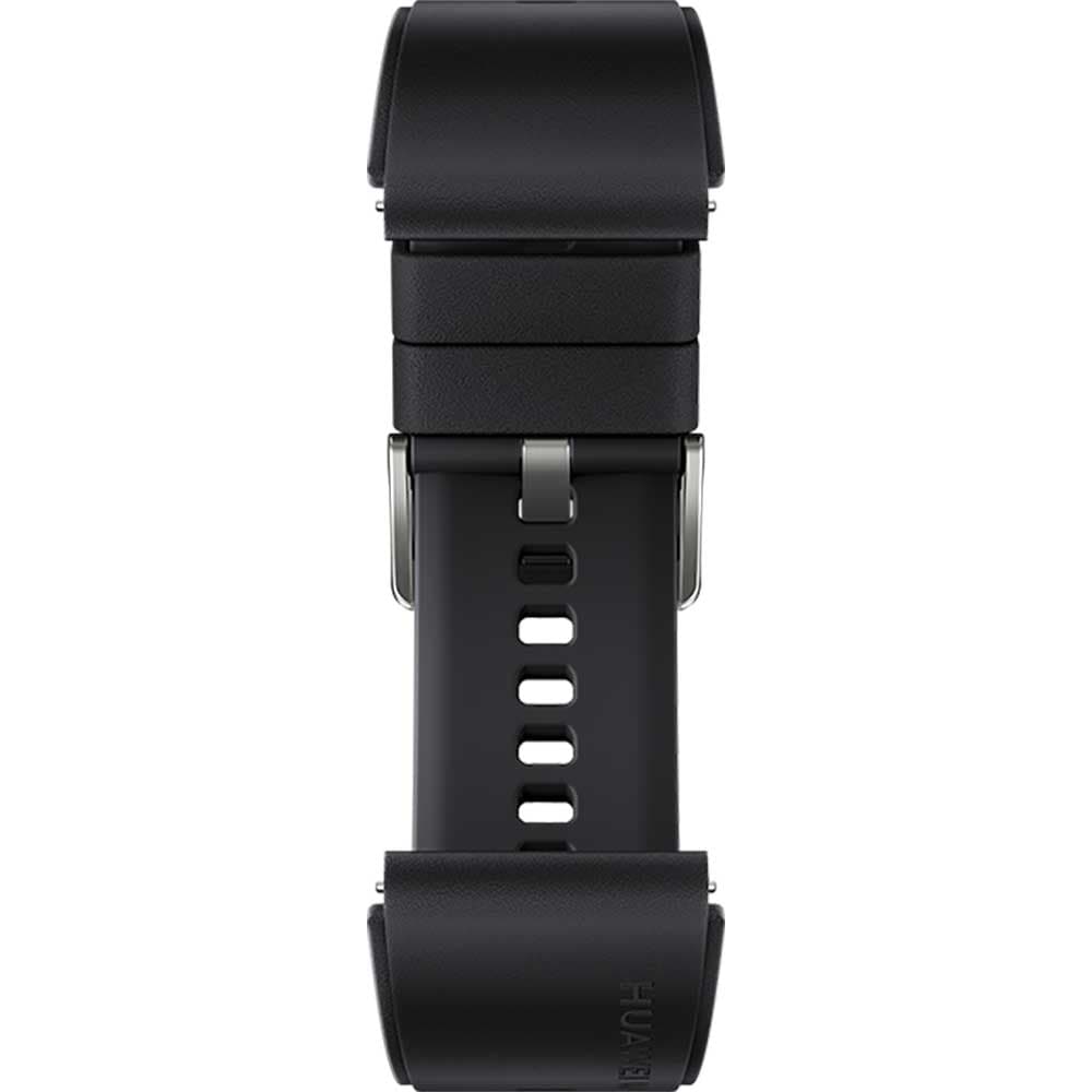 Smartwatch HUAWEI Watch GT 3 Pro Titanium 46mm, Android/iOS, Black Fluoroelastomer Strap