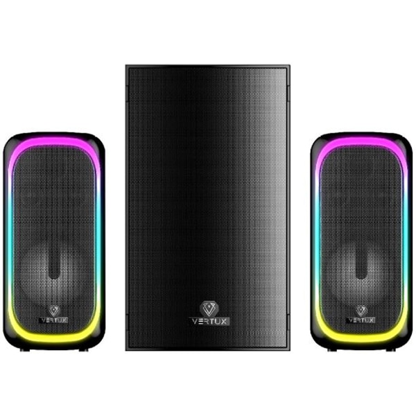 Boxe Gaming VERTUX SonicThunder-50, 2.0, 50W, Bluetooth, negru