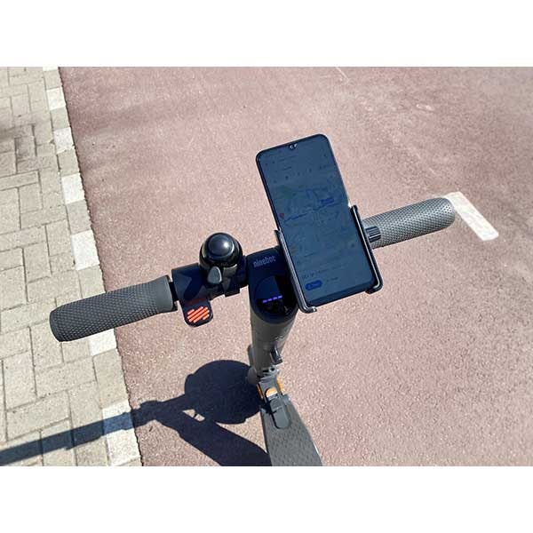 Suport telefon pentru Trotineta Electrica NINEBOT KickScooter, negru