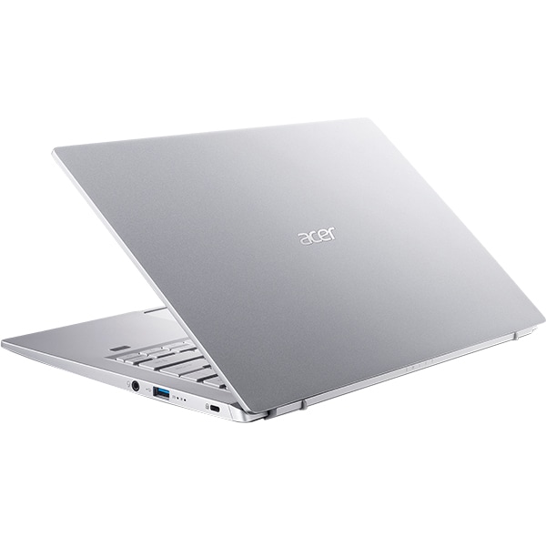 Laptop ACER Swift 3 SF314-43-R26R, AMD Ryzen 5 5500U pana la 4.0GHz, 14" Full HD, 16GB, SSD 512GB, AMD Radeon Graphics, Windows 10 Home, argintiu