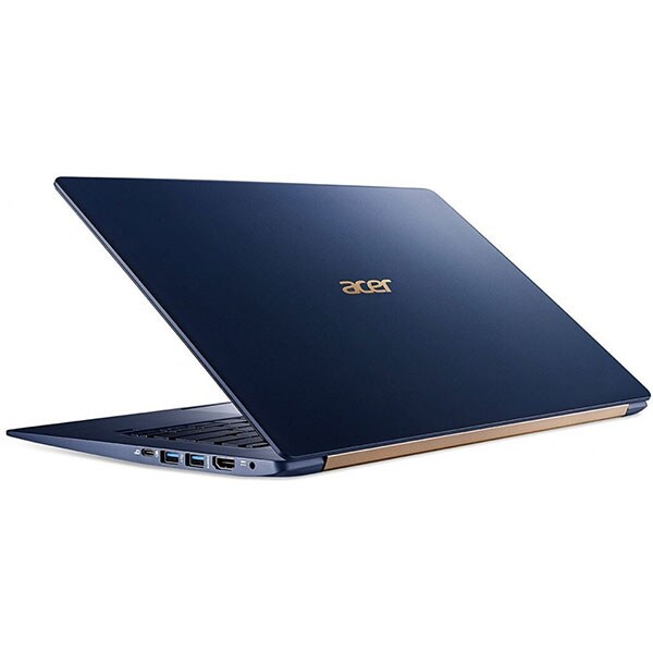 Laptop ACER Swift 5 SF514-54T-77XV, Intel Core i7-1065G7 pana la 3.9GHz, 14" Full HD Touch, 8GB, SSD 1TB, Intel Iris Plus Graphics, Windows 10 Home, albastru