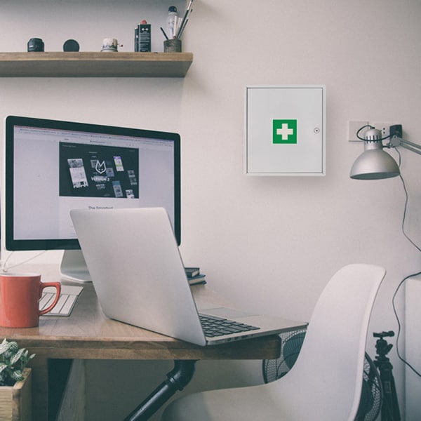 Dulap medicamente ROTTNER MK-1 , Inchidere cheie, 110 x 315 x 360 mm, alb