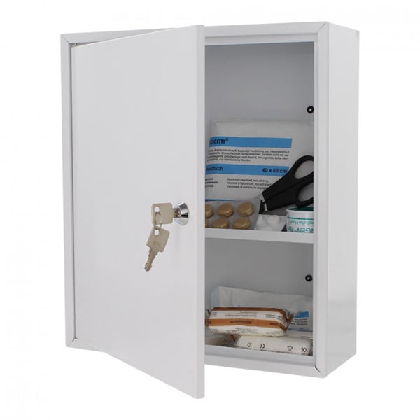 Dulap medicamente ROTTNER MK-1 , Inchidere cheie, 110 x 315 x 360 mm, alb