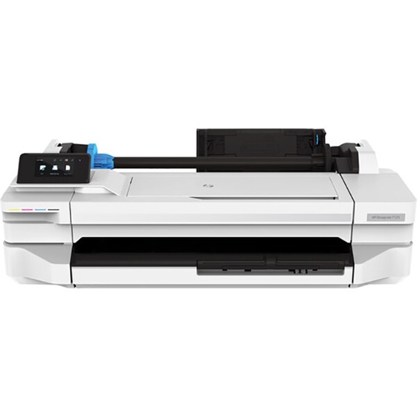 Plotter HP DesignJet T125 24 inch, A1, USB, Retea, Wi-Fi