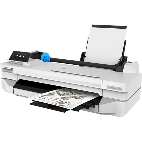 Plotter HP DesignJet T125 24 inch, A1, USB, Retea, Wi-Fi
