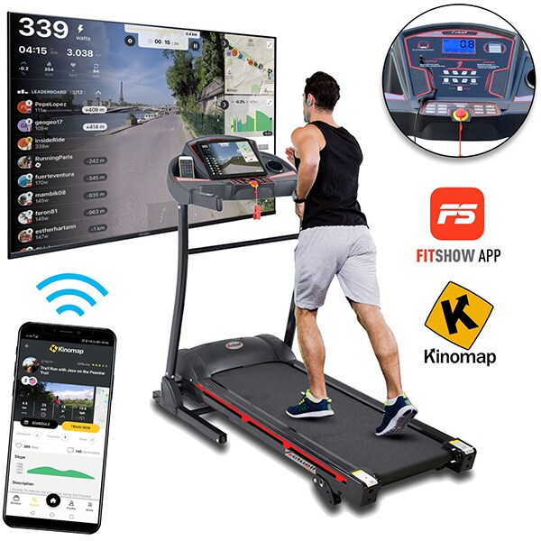 Banda de alergat Actuell 2000, viteza maxima 12km/h, greutate maxima 110kg, inclinare manuala