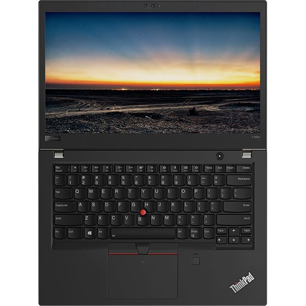 Laptop LENOVO ThinkPad T480s, Intel Core i7-8550U pana la 4.0GHz, 14" Full HD, 16GB, SSD 512GB, Intel UHD Graphics 620, Windows 10 Pro, Negru