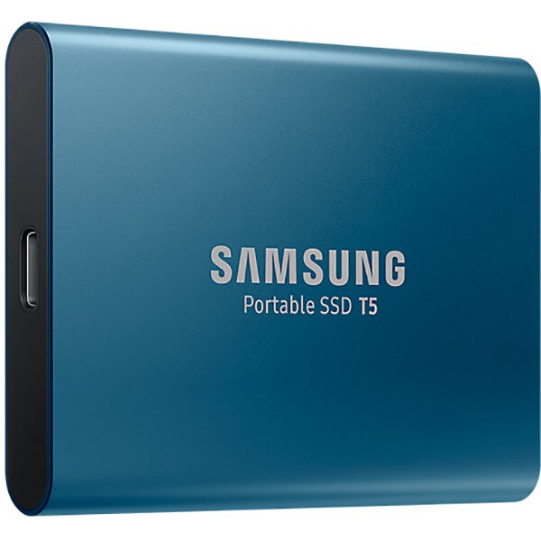 SSD extern SAMSUNG T5 MU-PA500B/EU, 500GB, USB 3.1 Gen 2, albastru
