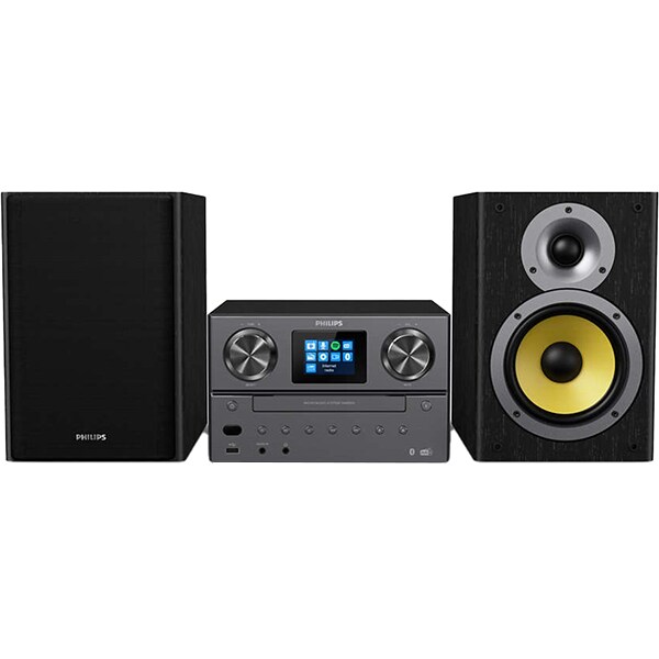 Microsistem PHILIPS TAM8905/10, 100W, Wi-FI, Bluetooth, CD, USB, Radio, negru