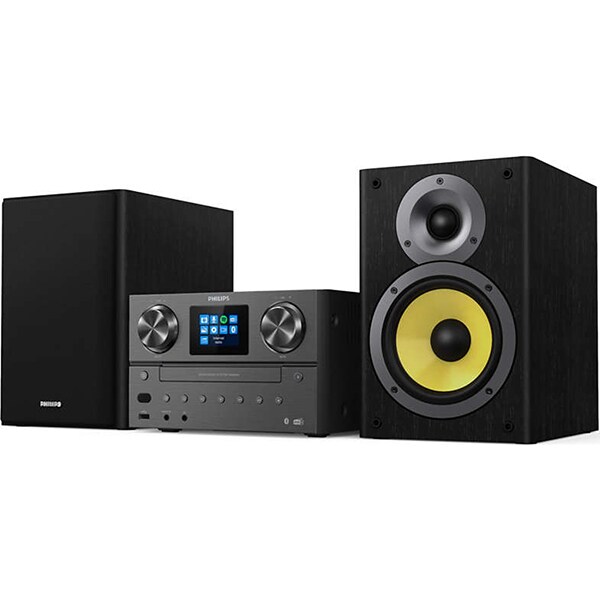 Microsistem PHILIPS TAM8905/10, 100W, Wi-FI, Bluetooth, CD, USB, Radio, negru