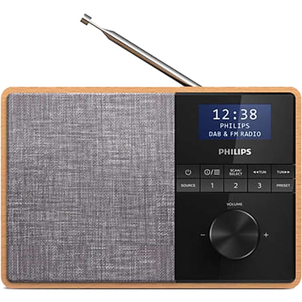 Radio portabil PHILIPS TAR5505/10, Bluetooth, FM, maro