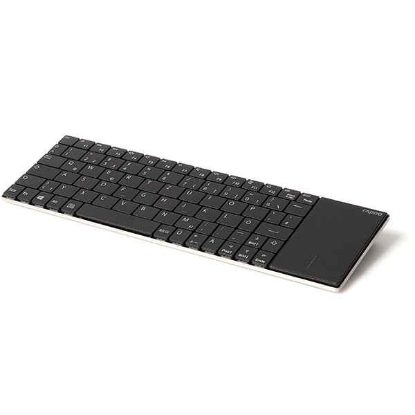 Tastatura Wireless RAPOO E2710, USB, Touch Pad, negru