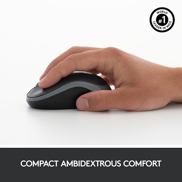 Kit tastatura si mouse Wireless LOGITECH MK270, USB, Layout UK, negru