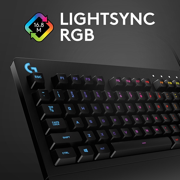 Tastatura Gaming LOGITECH Prodigy G213, USB, Layout US INT, negru