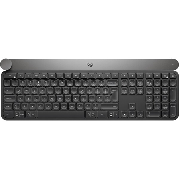 Tastatura Wireless LOGITECH Craft, USB, Bluetooth, Layout US, negru