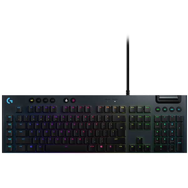 Tastatura Gaming mecanica LOGITECH G815 Tactile Switch, USB, Layout INT, negru