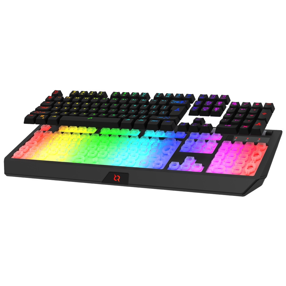 Tastatura Gaming AQIRYS Capella, USB, Layout US, negru