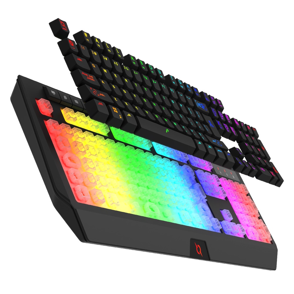 Tastatura Gaming AQIRYS Capella, USB, Layout US, negru
