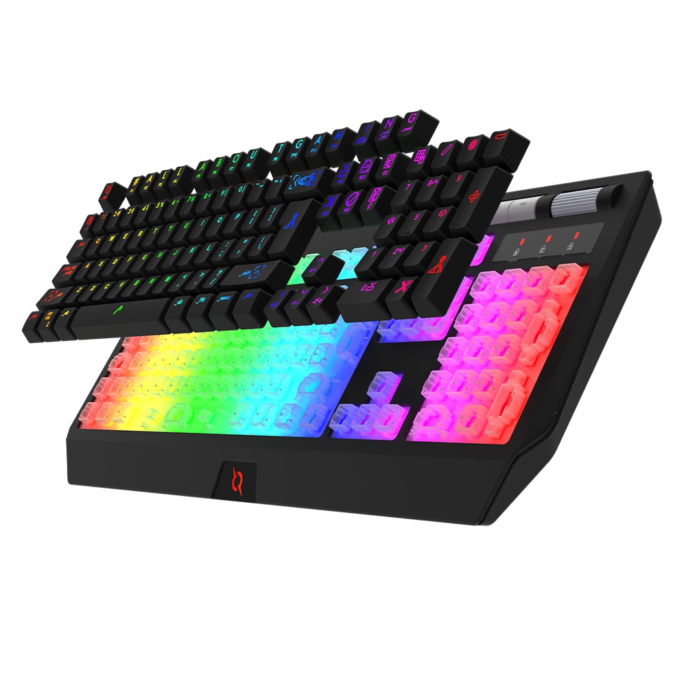 Tastatura Gaming AQIRYS Capella, USB, Layout US, negru