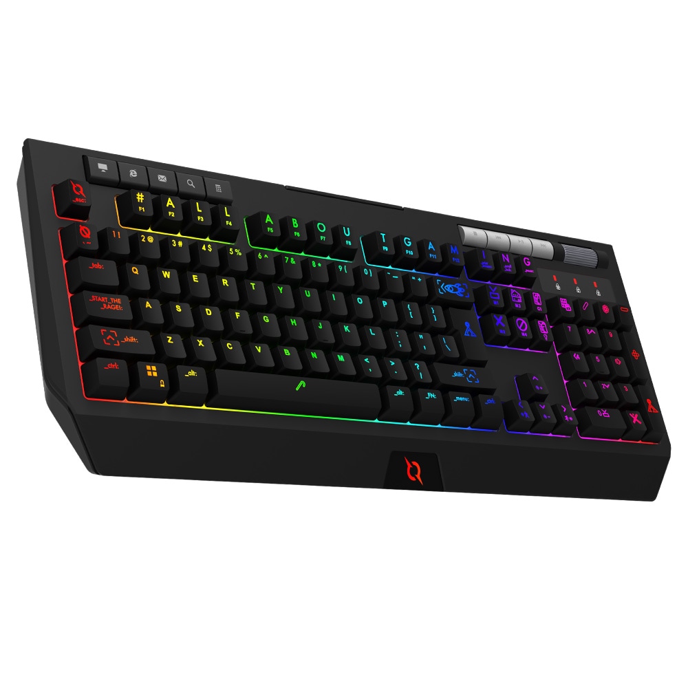 Tastatura Gaming AQIRYS Capella, USB, Layout US, negru