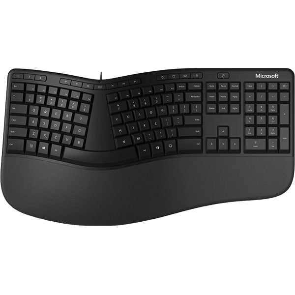 Tastatura cu fir MICROSOFT Ergonomic Business, USB, Layout US, negru