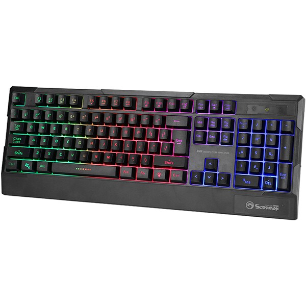Tastatura Gaming MARVO K606, USB, negru