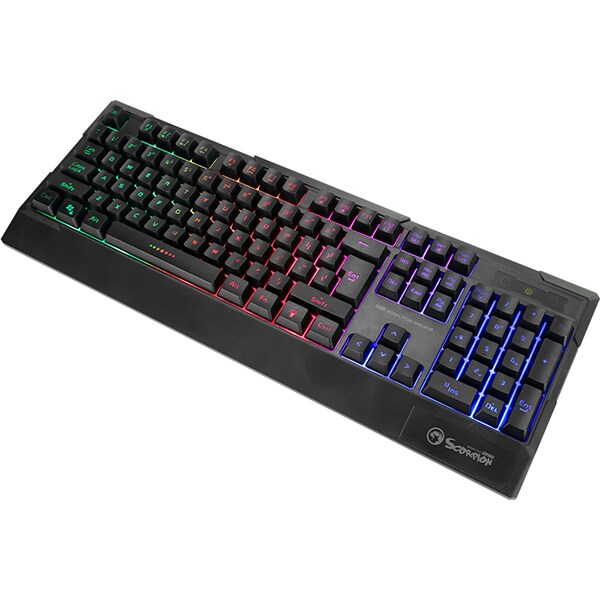 Tastatura Gaming MARVO K606, USB, negru