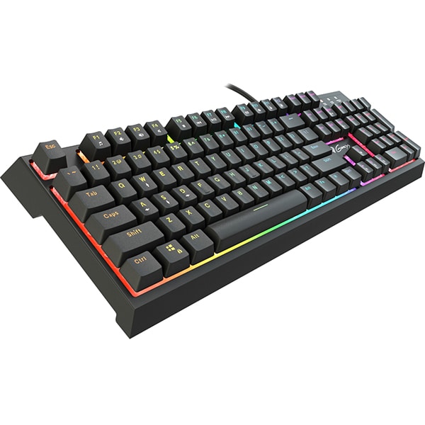 Tastatura Gaming semi-mecanica NATEC Genesis Thor 200 RGB, USB, Layout US, negru