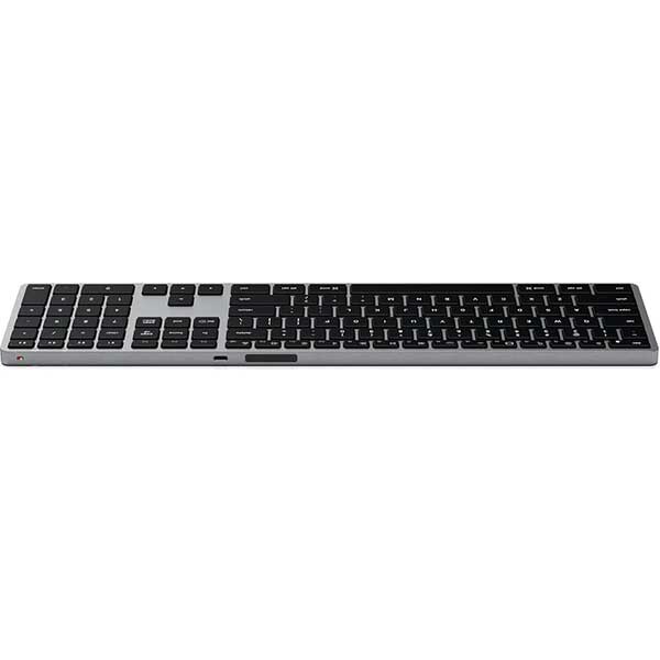 Tastatura Wireless pentru Mac SATECHI Slim X3, Bluetooth, USB-C, US INT, gri