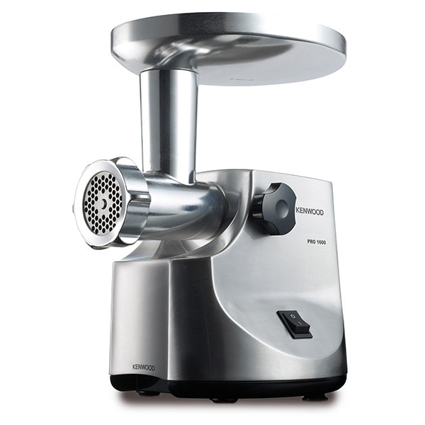 Masina de tocat carne KENWOOD MG510, 2kg/min, 1600W, accesoriu carnati/kebbe, argintiu