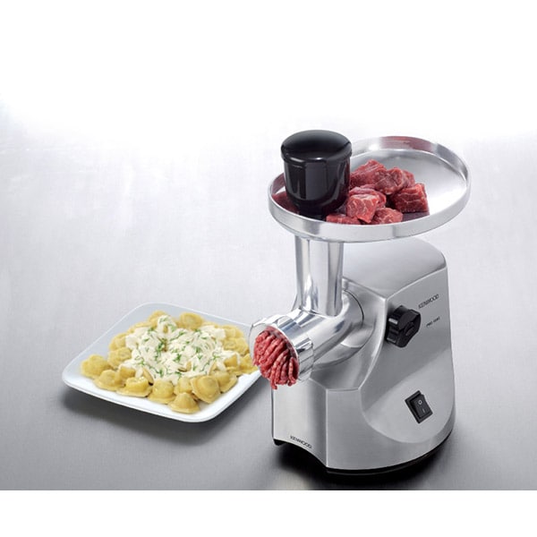 Masina de tocat carne KENWOOD MG510, 2kg/min, 1600W, accesoriu carnati/kebbe, argintiu