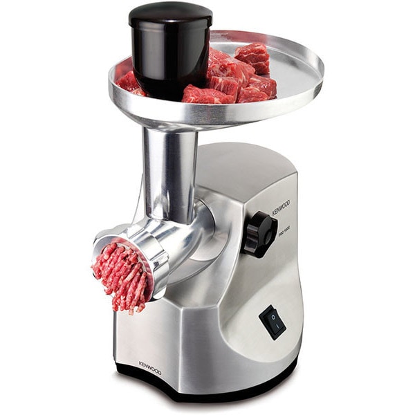 Masina de tocat carne KENWOOD MG510, 2kg/min, 1600W, accesoriu carnati/kebbe, argintiu