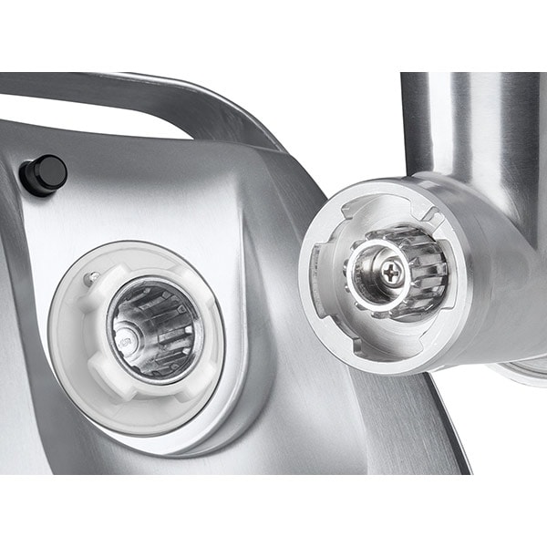 Masina de tocat carne BOSCH ProPower MFW67450, 3.5 kg/min, 2000W, accesoriu carnati/suc de rosii/kebbe, argintiu-negru