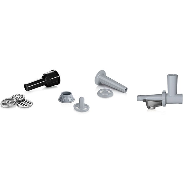 Masina de tocat carne BOSCH ProPower MFW67450, 3.5 kg/min, 2000W, accesoriu carnati/suc de rosii/kebbe, argintiu-negru