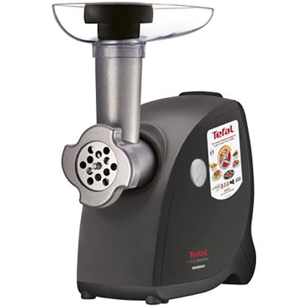 Masina de tocat carne TEFAL NE448838, 2.3kg/min, 2000W, accesoriu carnati/suc de rosii/kebbe, negru