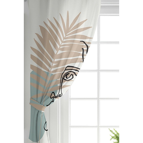 Draperie Mila Home, rejansa, 140 x 260 cm, semiopac, alb