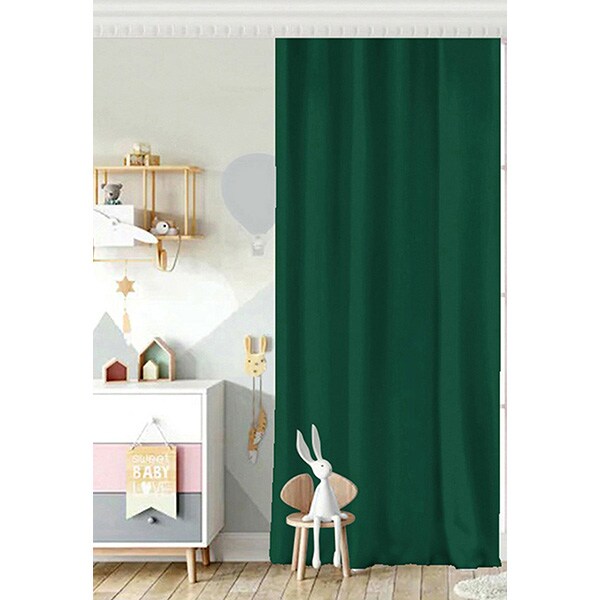 Draperie Mila Home, rejansa, 140 x 260 cm, semiopac, verde inchis