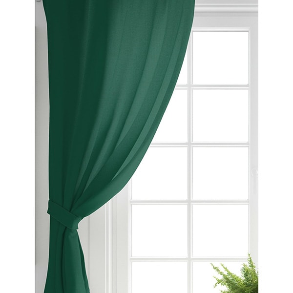 Draperie Mila Home, rejansa, 140 x 260 cm, semiopac, verde inchis