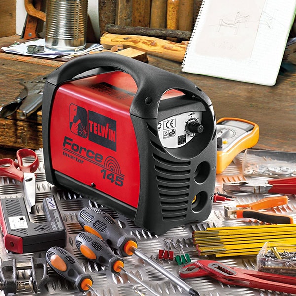 Invertor sudura TELWIN Force 145, MMA, 130A, 3.5kW, electrod 1.6 - 3.2 mm + Masca sudura