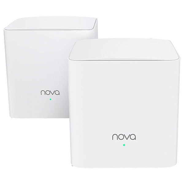 Sistem Wireless Mesh Gigabit TENDA Nova MW5c AC1200, Dual Band 300 + 867 Mbps, 2 Buc, alb