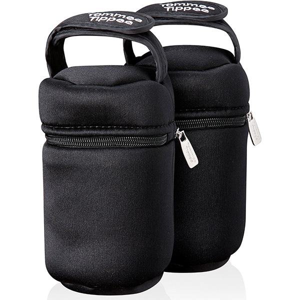 Husa biberon termoizolanta TOMMEE TIPPEE, 2 buc, negru
