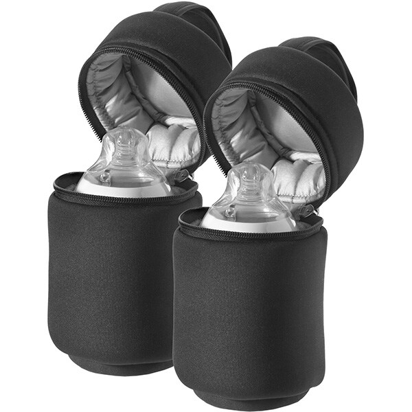 Husa biberon termoizolanta TOMMEE TIPPEE, 2 buc, negru