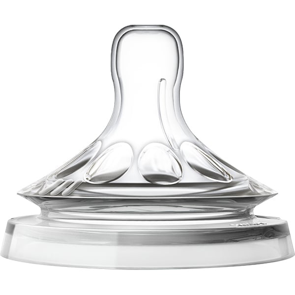 Set tetine PHILIPS AVENT Natural SCF045/27, flux variabil, 3 luni +, 2 buc, silicon