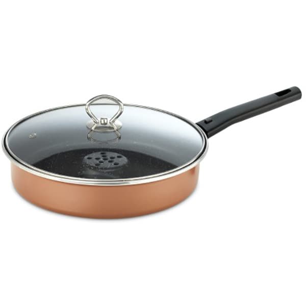 Tigaie DELIMANO Stone Legend Copperlux Dry Cooker 110016740, 26cm, cupru, maro