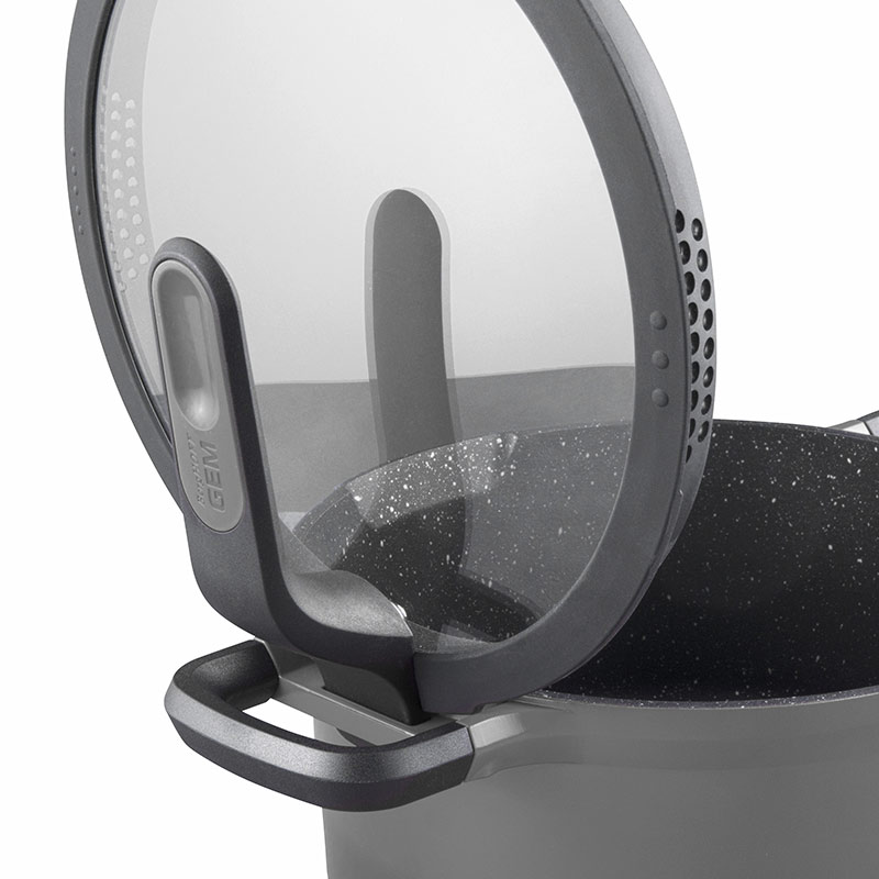 Tigaie BERGHOFF Stay Cool 2307420, 24cm, aluminiu, gri