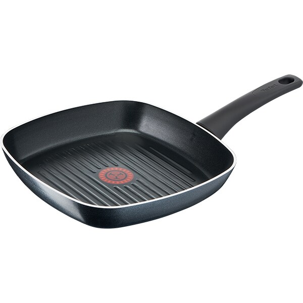 Tigaie Grill TEFAL Elegance C3674052, 26x26cm, aluminiu, negru