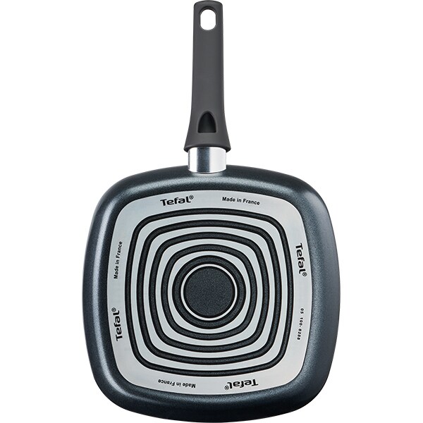 Tigaie Grill TEFAL Elegance C3674052, 26x26cm, aluminiu, negru