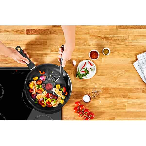 Tigaie TEFAL So Chef G2670672, 28cm, aluminiu, Thermo Signal, negru