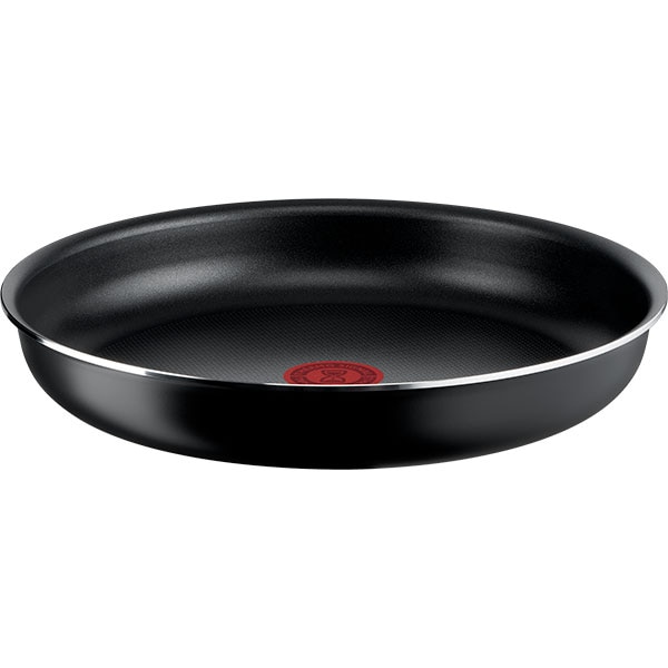 Set vase TEFAL Easy Cook & Clean Starter Kit L1539543, 5 piese, 16-28cm, aluminiu, negru