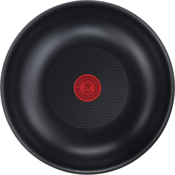 Set vase TEFAL Easy Cook & Clean L1539843, 13 piese, 16-28cm, aluminiu, negru